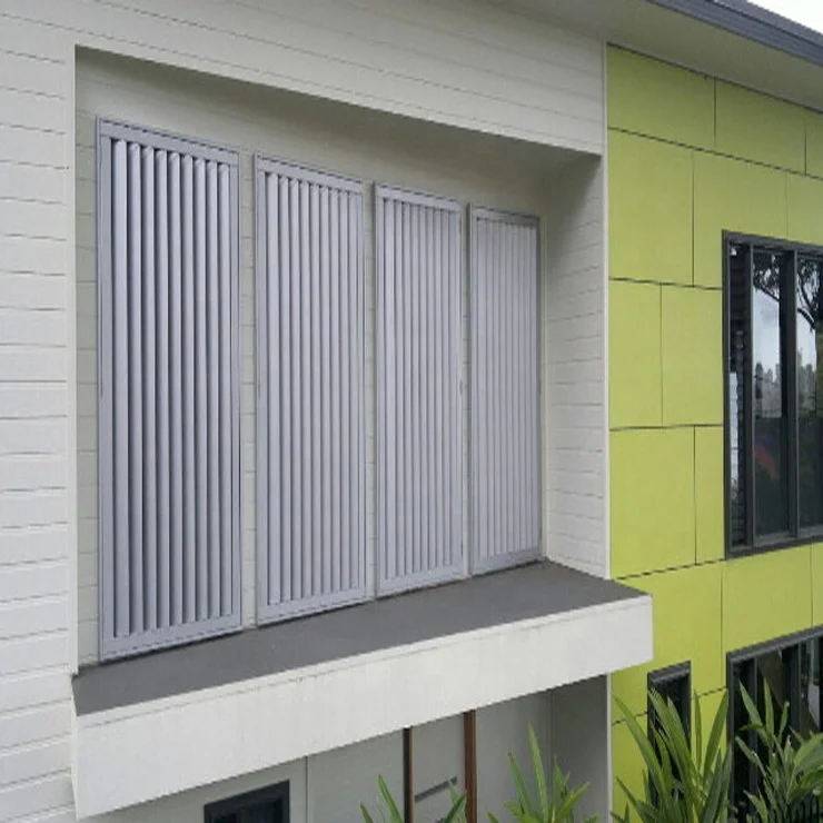 Aluminum Material Manual Adjustable Window In PVDF coating or powder coating in customized Color