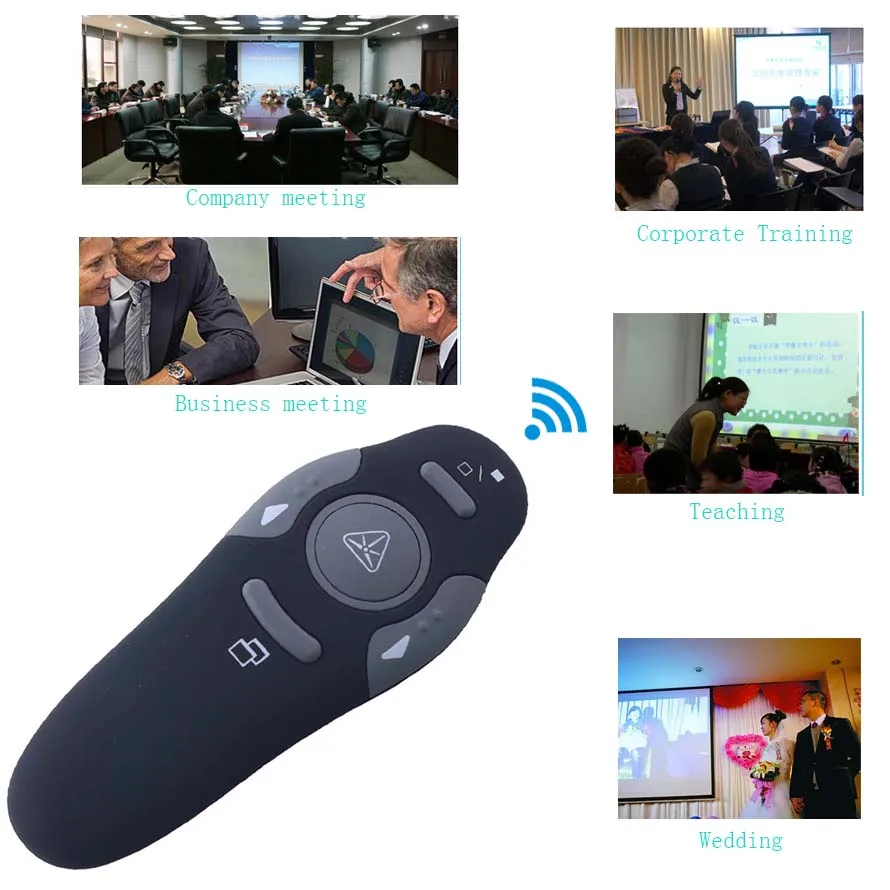  Беспроводной PPT лазерная ручка Профессиональный ведущего лазерный указатель Ведущий для презентаций