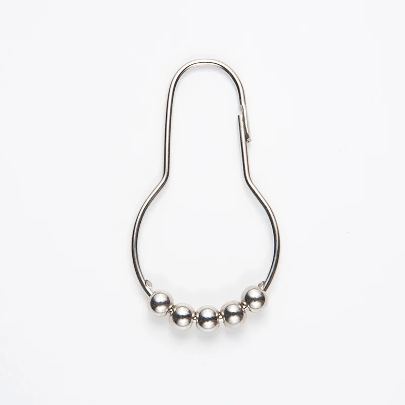 Оптовая продажа, набор из 12 крючков, занавески для душа, кольца, крючки для ванной комнаты, занавески для душа, подкладки