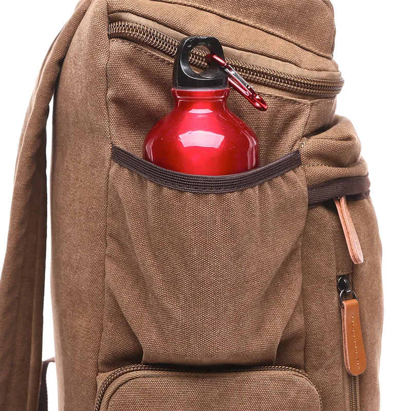 Large capacity Canvas Bag Canvas Backpack For Student Canvas Laptop Bag