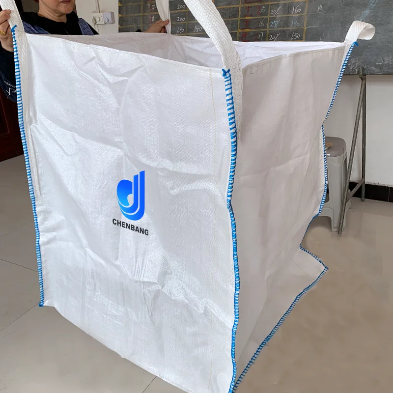 Hot sale U+2 panel FIBC bulk bag one Ton jumbo industry bag for Dumpy Builders Garden Rubble Aggregate Sack