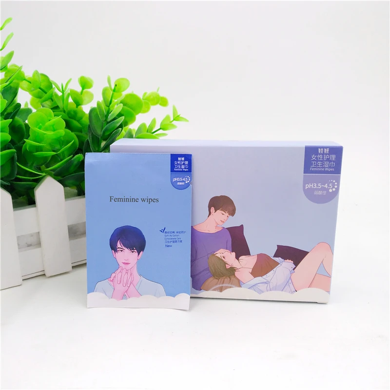 
Soft as cotton Feminine wet wipes with single packing 