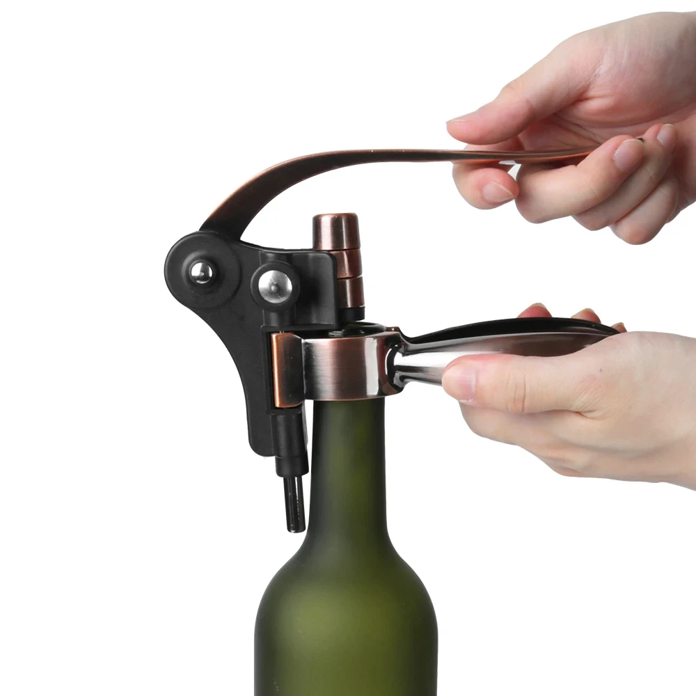 Zinc Alloy High-End Red Wine Corkscrew Bronze Rabbit Head Screwdriver Wine Opener Bottle Opener Bottle Openers