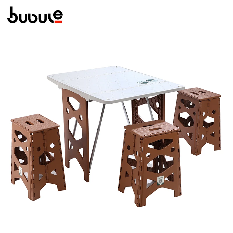 PP Foldable Desk Lightweight Family Picnic Table Hot Selling Foldable Outdoor Furniture Plastics Chairs Modern BBQ Food Table
