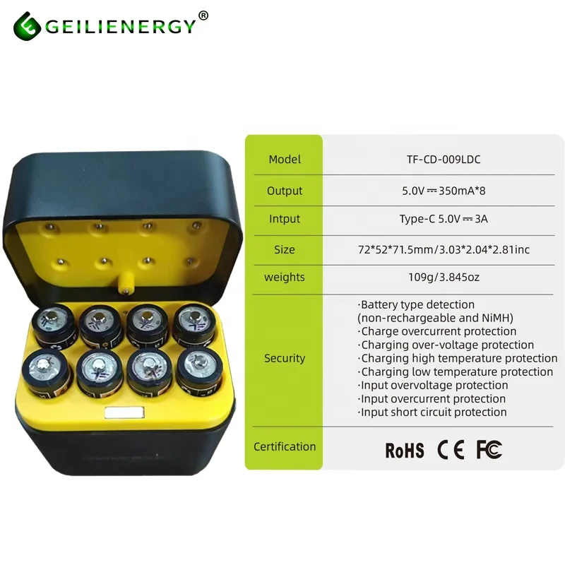 1.5V Li-ion lithium battery AA 3600mWh battery with smart charger 1.5V Lithium Battery