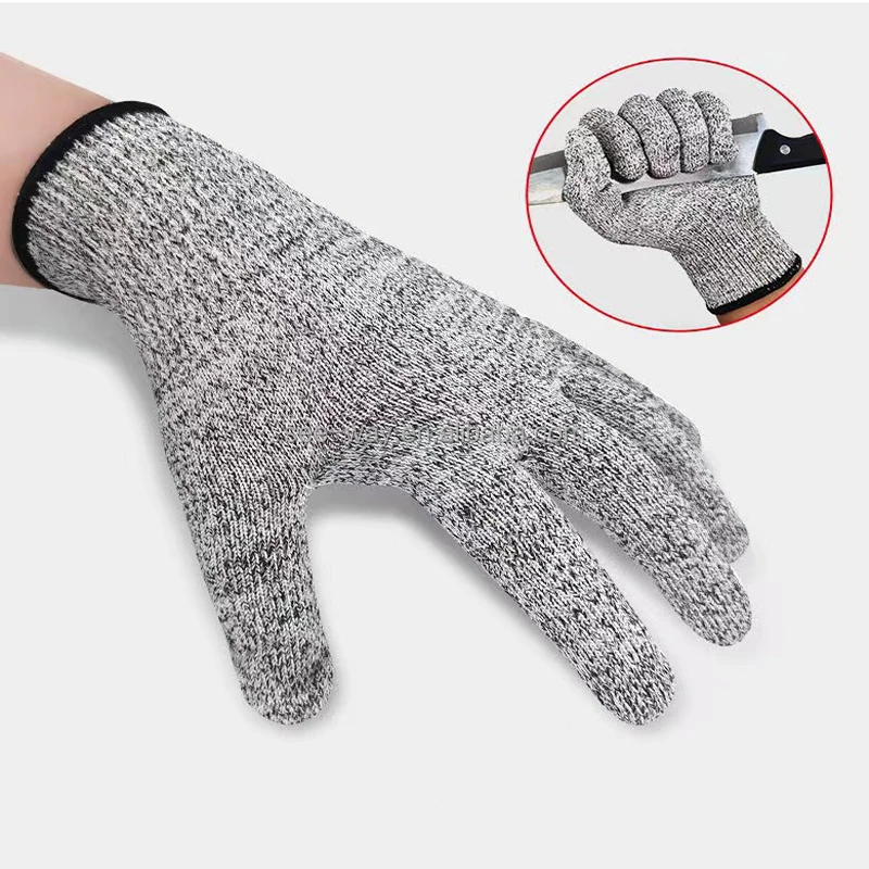 Seeway High Quality 13 Gauge CE EN388 Level 5 Cut Resistant Protection Gloves