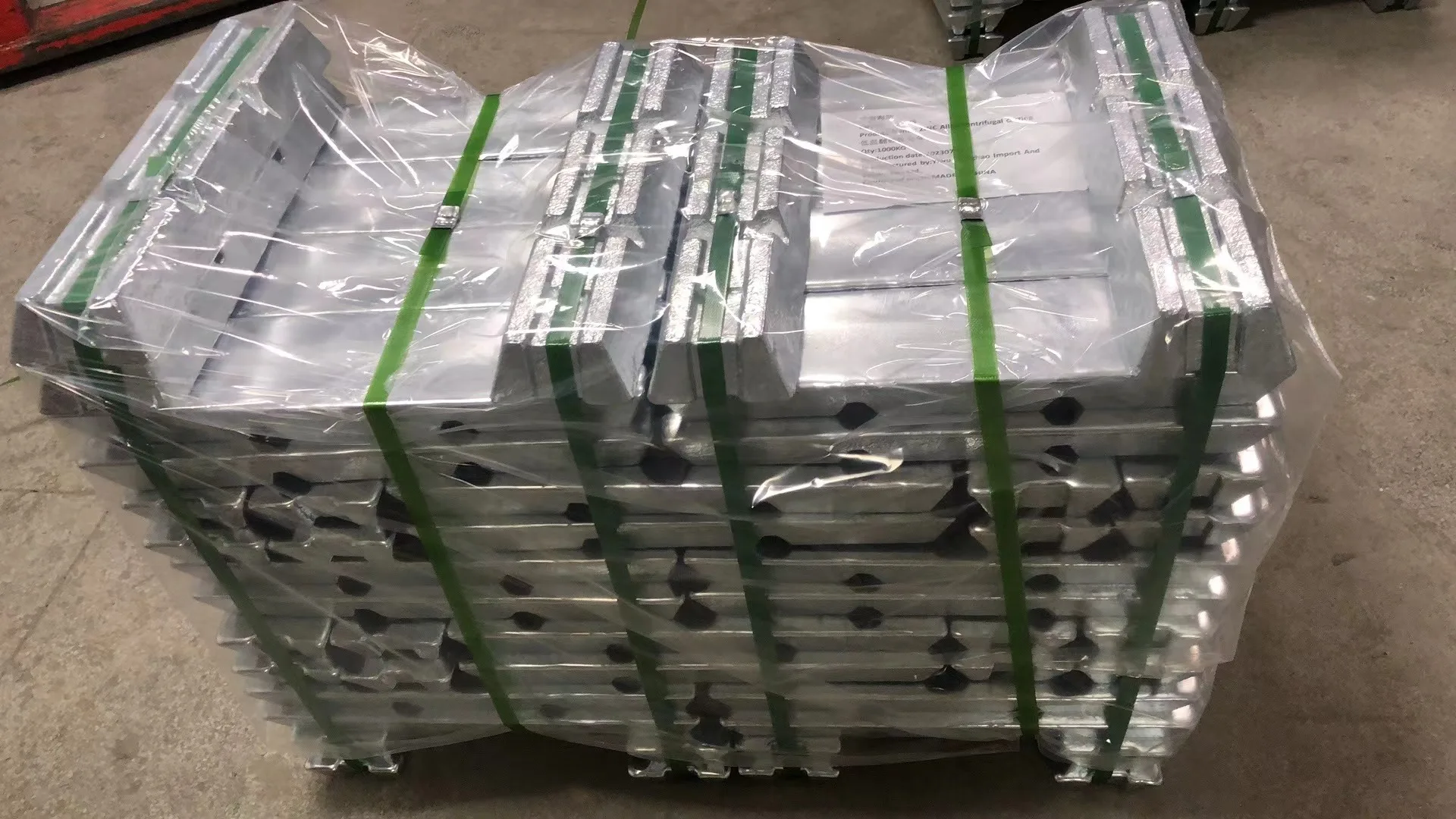 jewelry bangle bracelet casting sping zinc alloy ingots Small smooth alloy jewelry material Vietnam