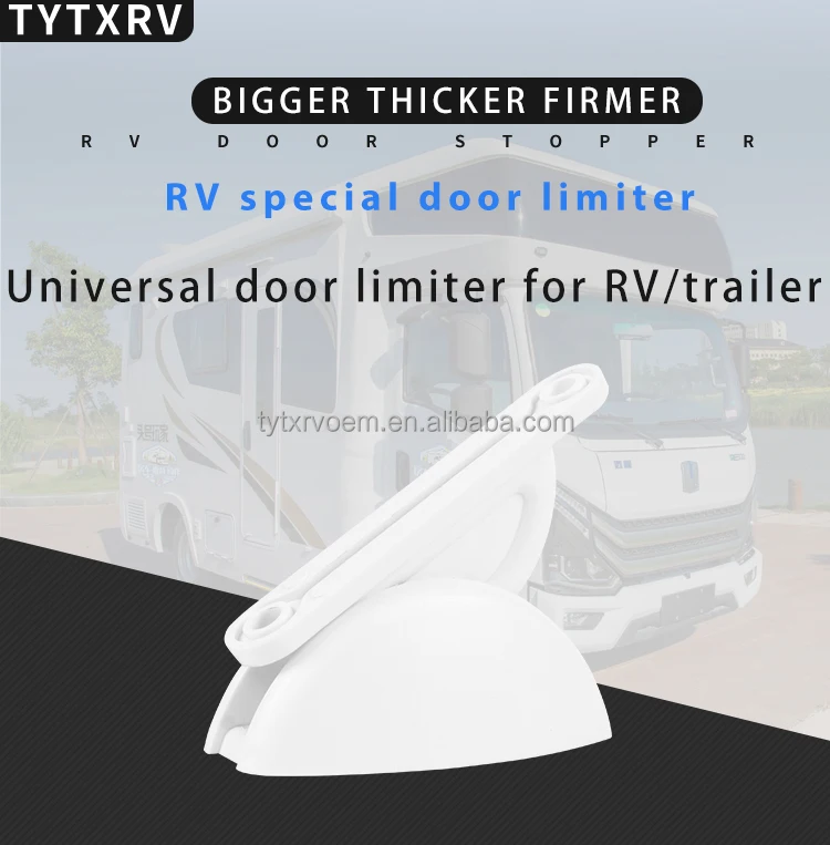 TYTXRV High-quality Caravan RV Limiter Semi-circular door suction Card Anti-Collision Buffer Car Door Stopper