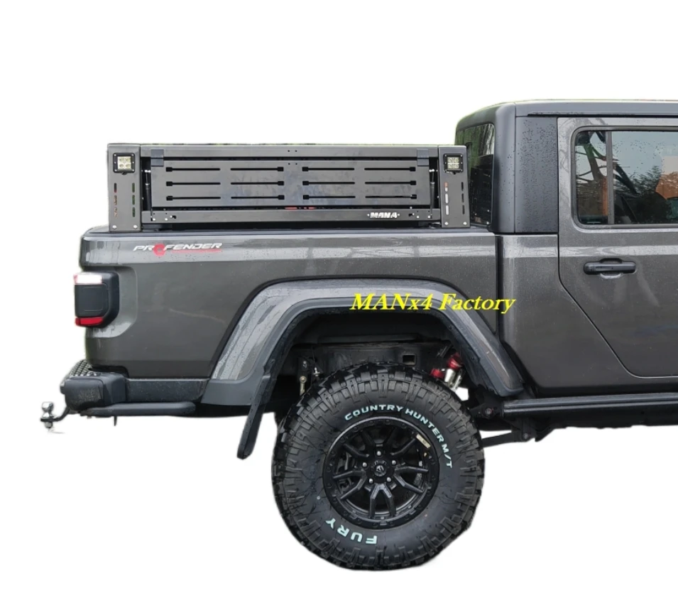 New Design Pickup Roll Bar Universal Bed Rack For Pickup Truck With Side Boxes