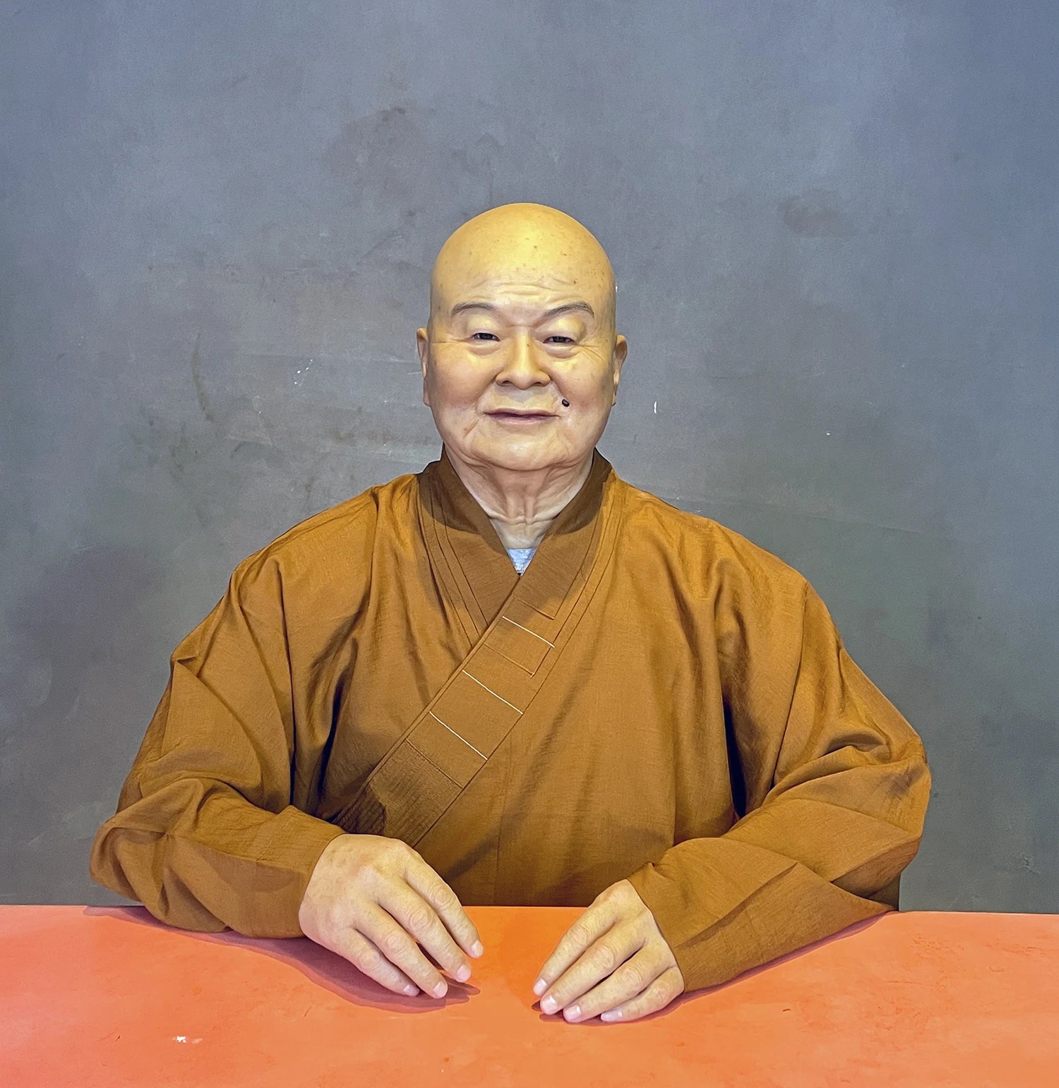 Museum Statue Realistic Lifesize Buddhist Celebrity Silicone Wax Mannequin Master Nebula