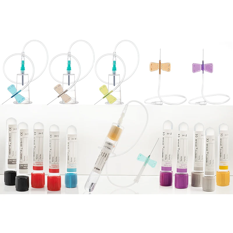 Medical Disposable Vacuum/Non-vacuum Glass/Plastic Vacutainer Blood Collection Tube