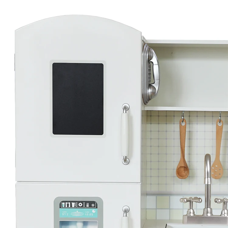 Kids Play Wooden Kitchen For Children Pretend Role Play Kitchen Toy Set