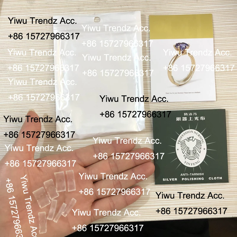 Assorted Sizes Transparent Plastic Silicone Invisible Ring Size Adjuster for Loose Wide Band Rings