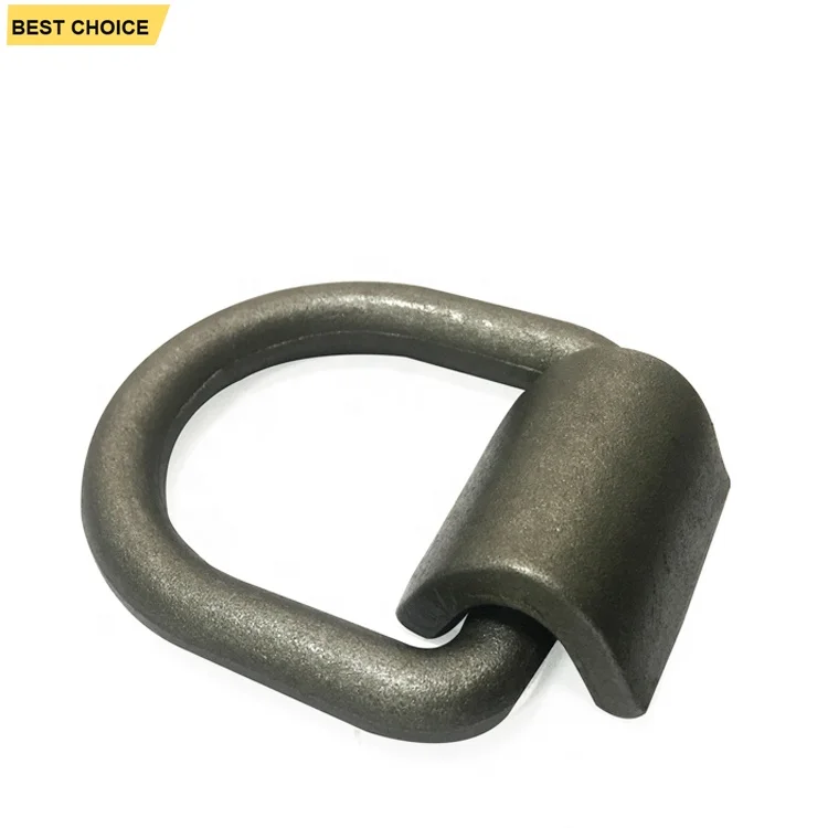 GL-14161 5 /8 inch Forged Container Lashing D Ring with Clamp