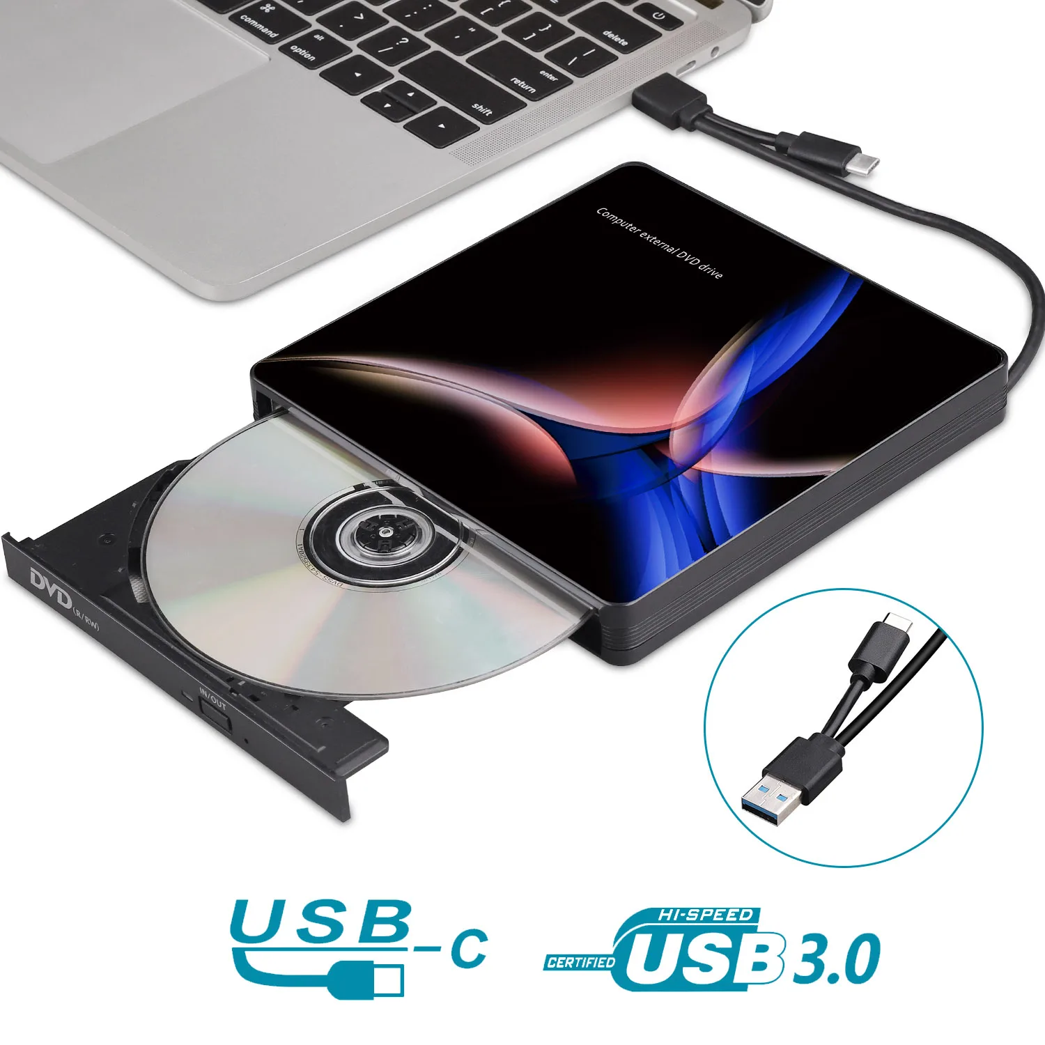 Внешний CD DVD-привод с USB 3 0 и