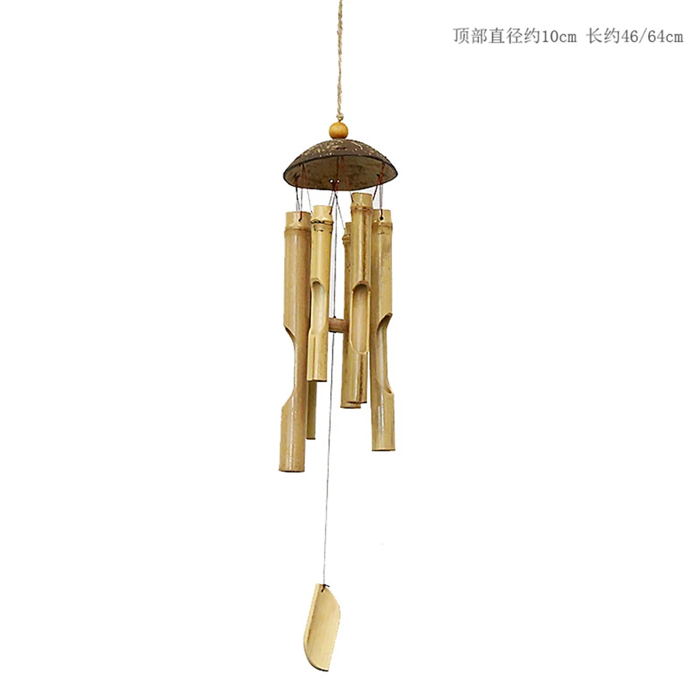 Garden bamboo Wind Chime Chapel Bells, Wind Chimes Door Wall Hanging Ornament wood wind chimes