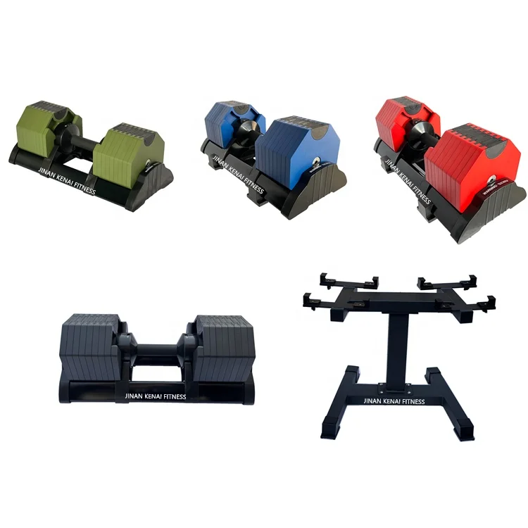 2022 latest style high-end patented product 2kg increments Adjustable dumbbell 20kg 32kg 36kg 40kg 50lb 80lb variable dumbbell