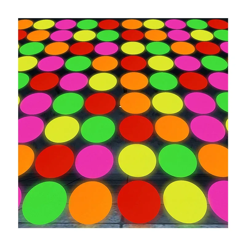 Custom Self-Adhesive Label Pages Popular Color Fluorescent Paper Self-Adhesive Label Roll Packaging