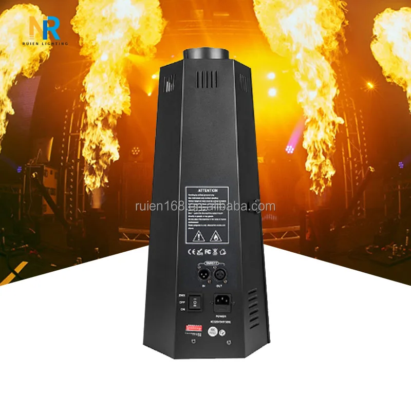 Высококачественная 200 Вт DMX512 шестиугольная пожарная машина разбрызгиватель красочная сценическая