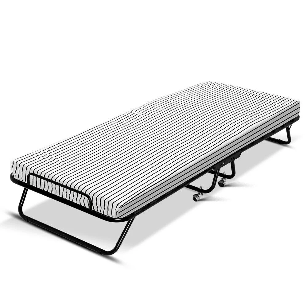Customized Folding Bed Frame Easy Portable Space Saving Full Size Metal Foldable Bed Foldable Sofa Beds Furniture 10 Sets