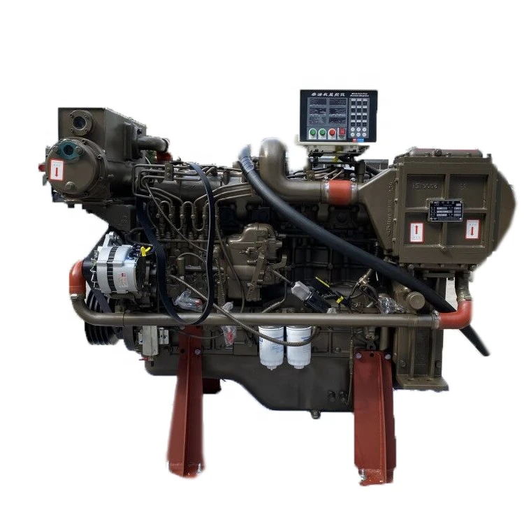 
Yuchai YC6A220c series 220HP 1800RPM marine diesel motor for fishing boat 