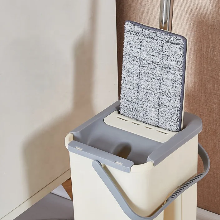 High Quality Sweeper Mop Wash Free Hand Retractable Floor Dust Mop Cleaning Flat Mop