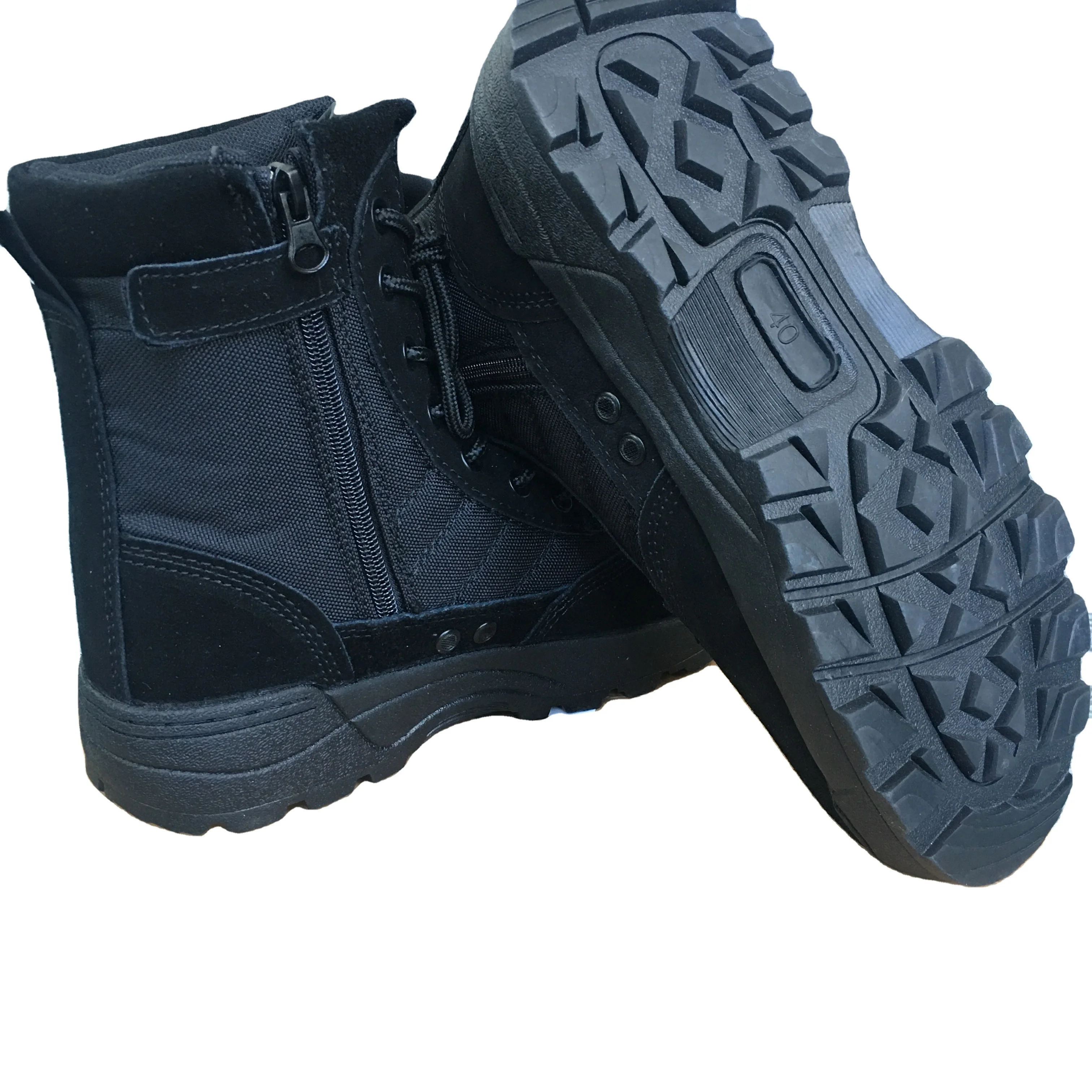 real cow leather combat tactical man boots