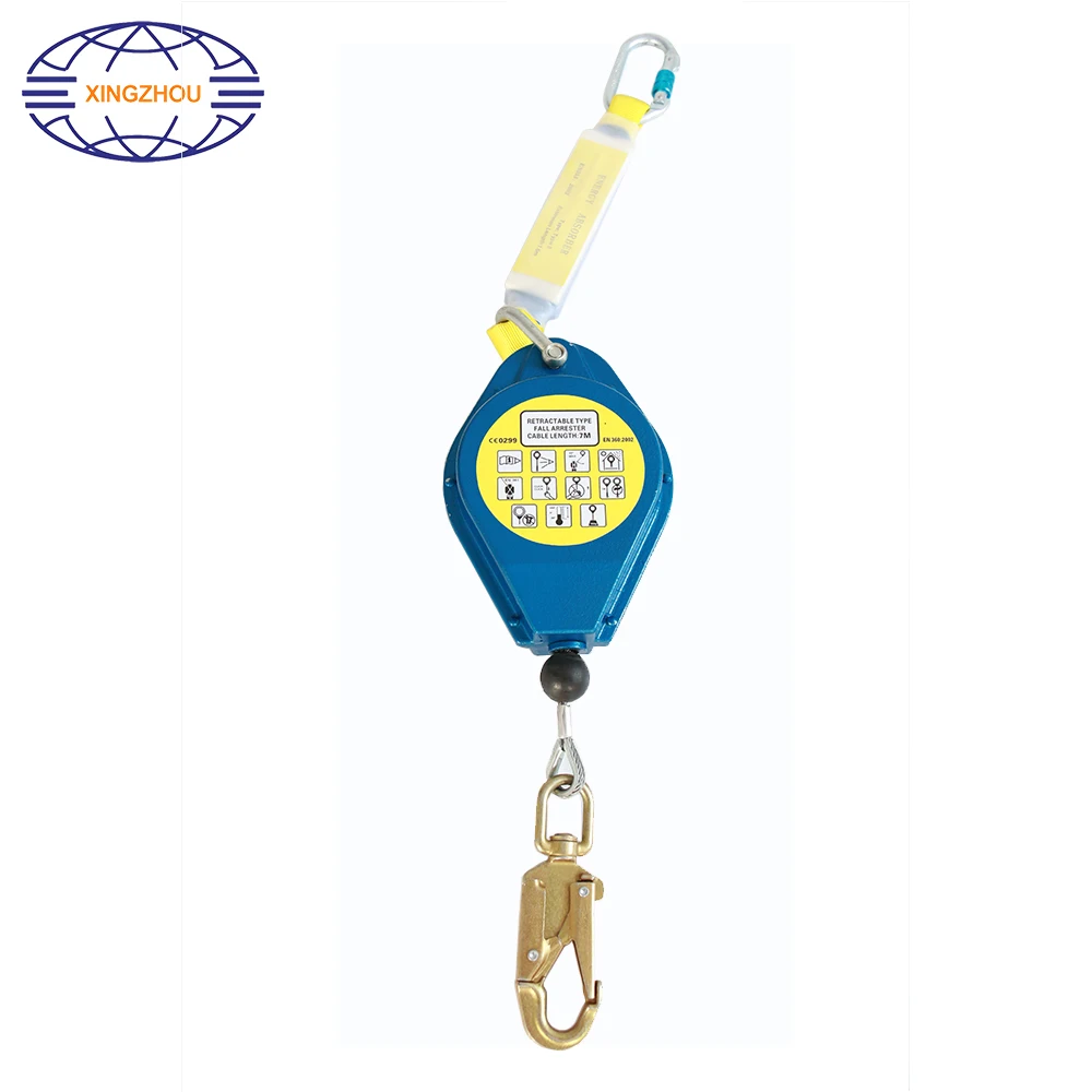 EN360 Certificated Customized  Retractable Fall Arrester for Construction
