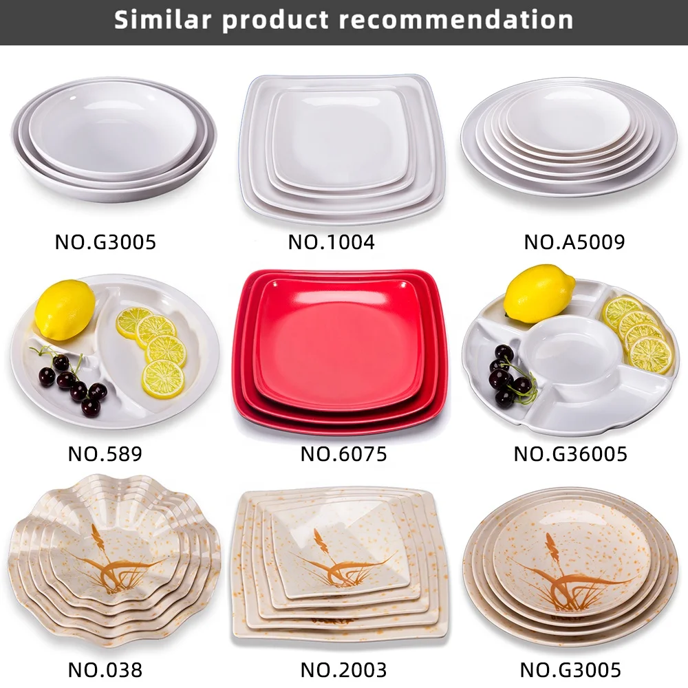 
Cheap Round Deep Dinner Plate Black and Red Two-color Wholesale Restaurant Dinner Plate 