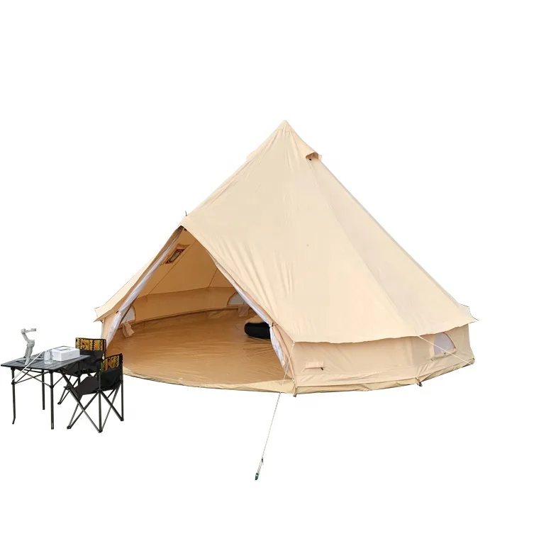 camping fire resistant bell tent ideal breathable bell tent with ground sheet