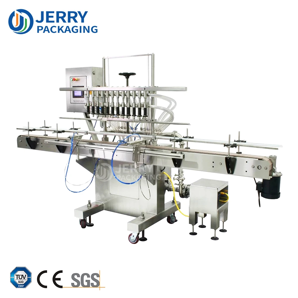 Automatic Linear Overflow Filler Red Spirits Wine whiskey Vodka Liquor Drinks Liquid Glass Bottle Filling Capping Line Machine