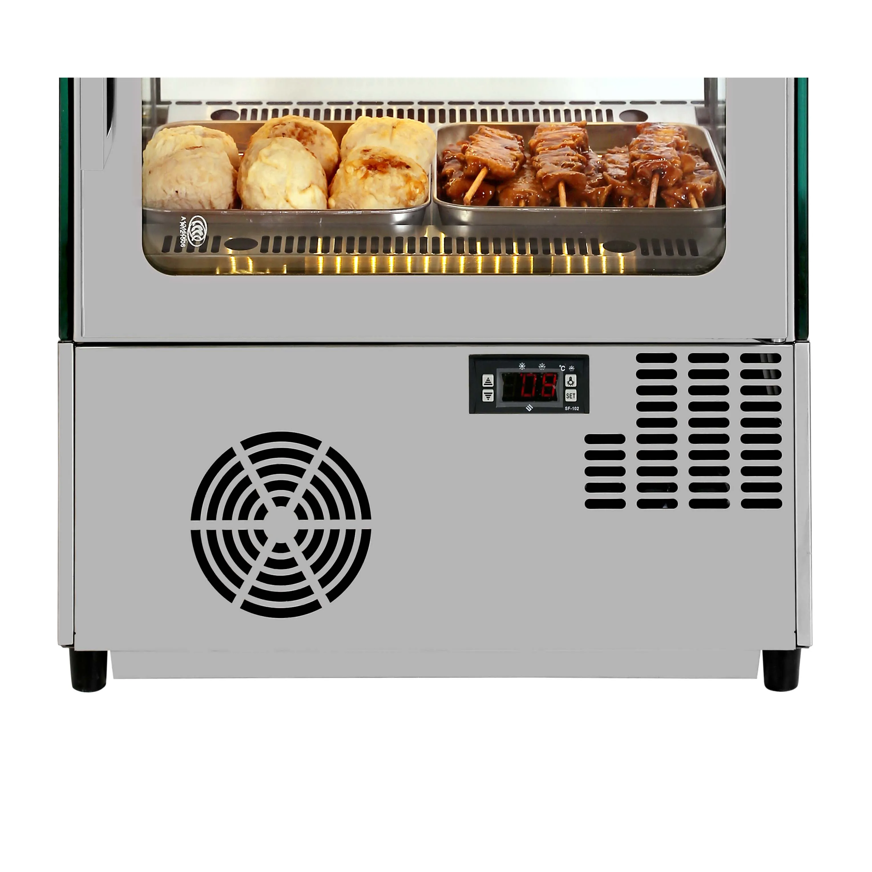 Mini Tabletop Display Refrigerator Bakery Bread Showcase For Convenience Store Fast Food Shop