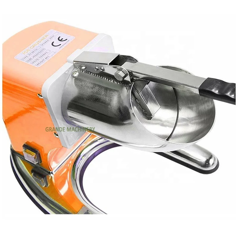 Mini Small 180W Hot Sale Automatic Electric Ice Shaving Machine Commercial Crushed Ice Shaver Machine Slushies Machine Price
