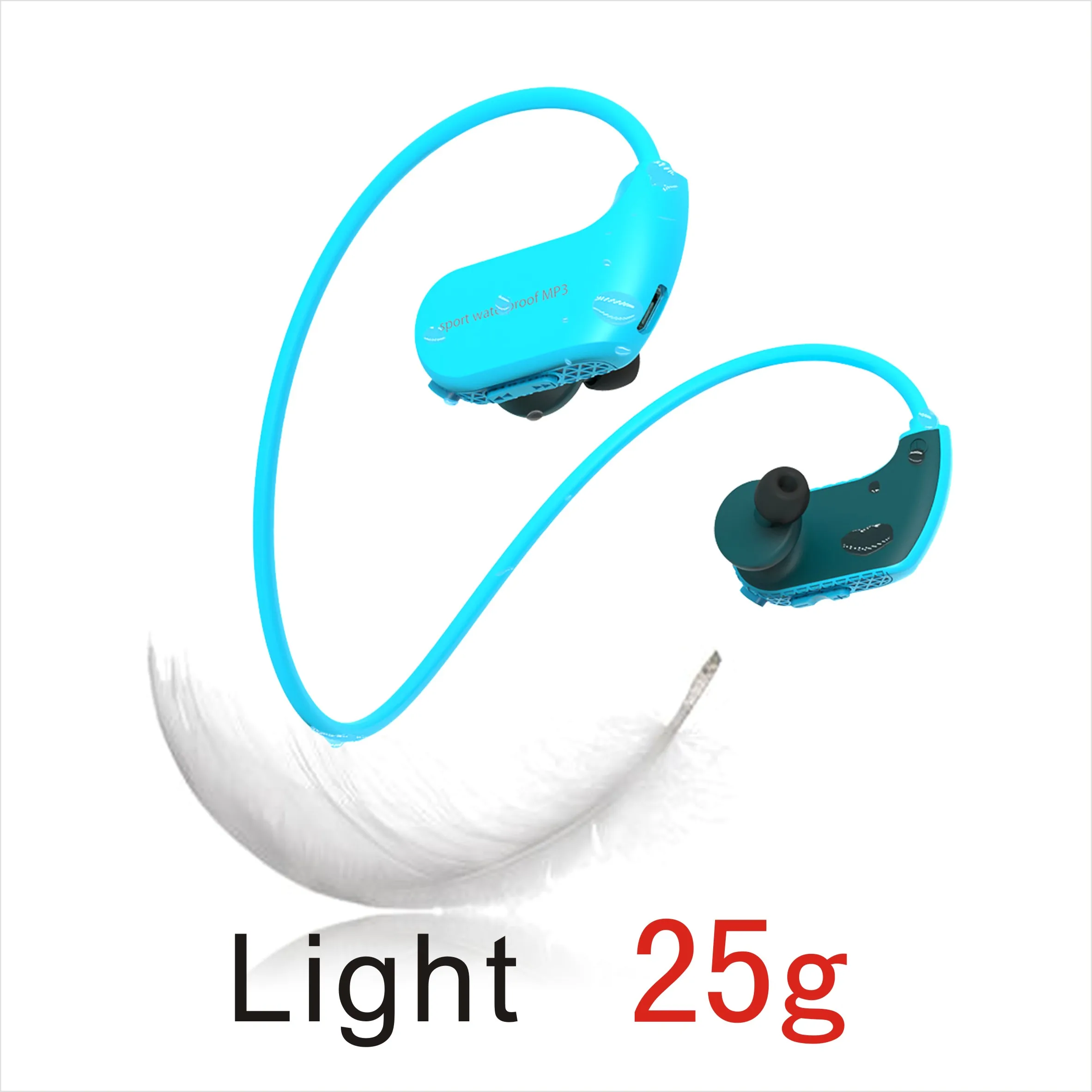  MP9 IPX8 плавающий MP3-плеер Samtronic спортивный водонепроницаемый mp3-плеер плавательные наушники с картой