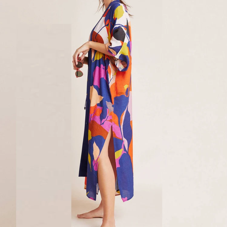 plus size bath suit kimono beach cover up kaftan