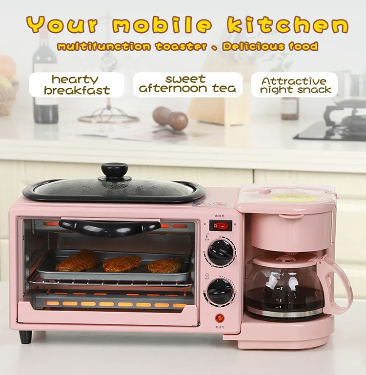 2020 Hotselling breakfast sandwich maker automatic multifunction 3 in 1 breakfast makers Machine