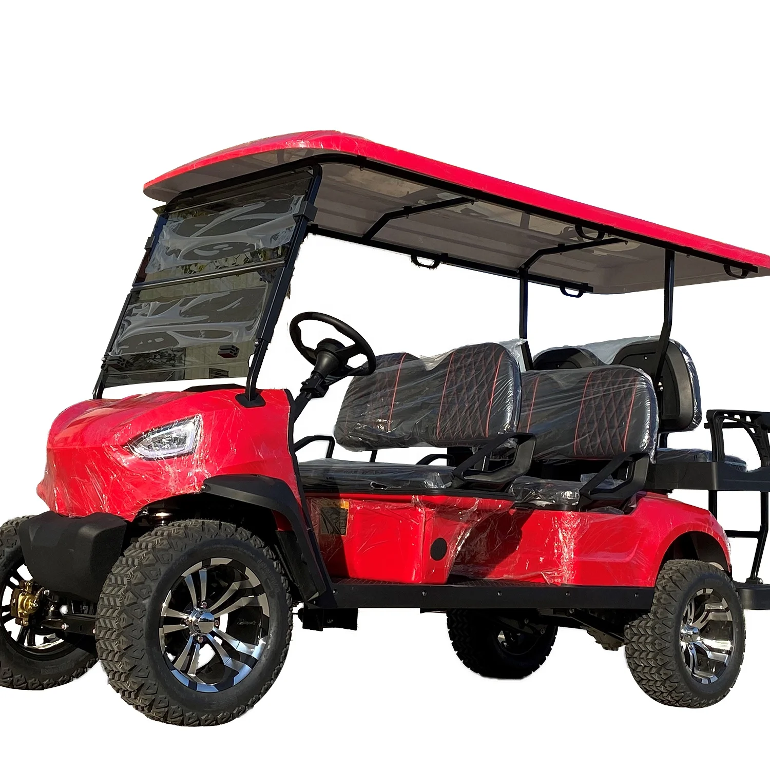 Compact Flexible 48V New Electric Single Seat Golf Cart for Hotel Reception