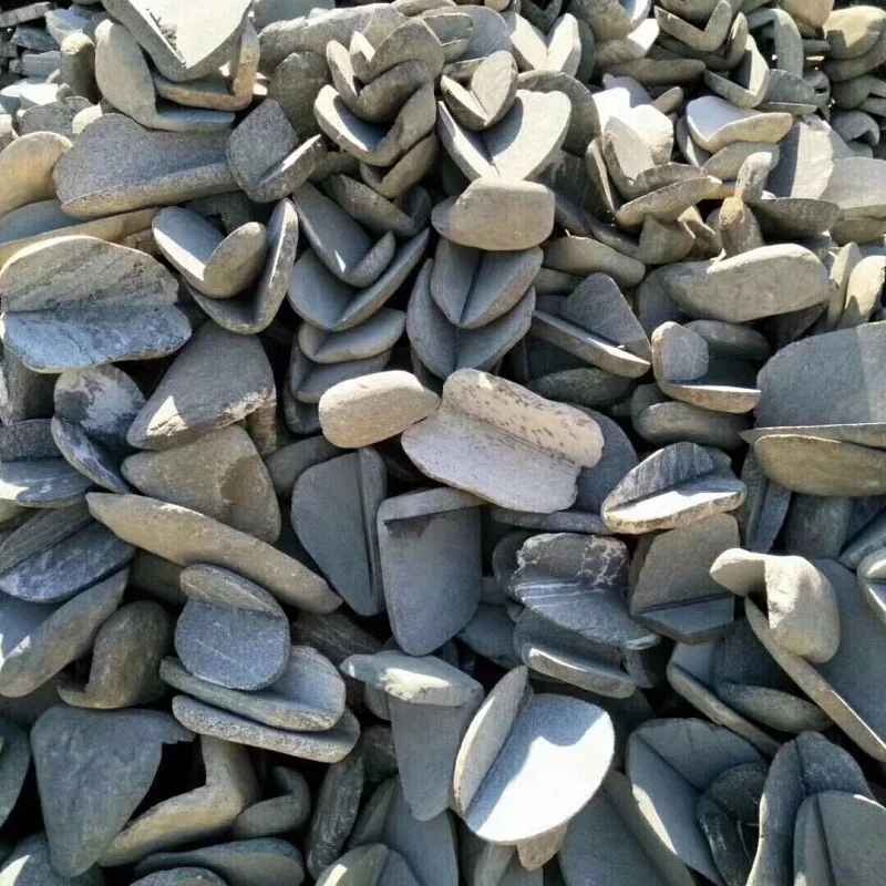 Natural Cobble Slices Pebble Stone Slices Wholesale