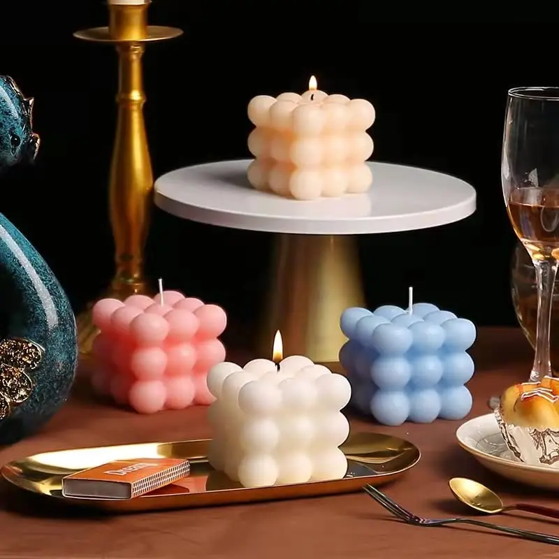DIY 3D Bubble Wax Handicrafts Customized Form Silicone Mold For Candle