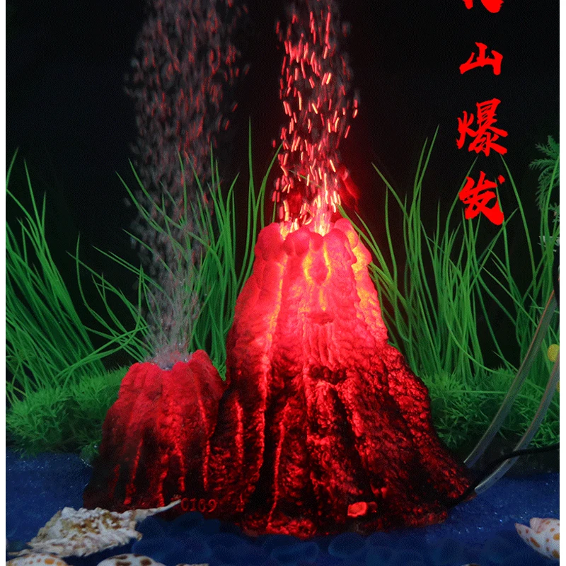 Aquarium interior landscaping decoration Aquarium spray oxygen oxygenation oxygen bubble simulation cave  set set set idea