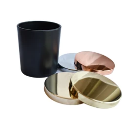 LZ classic home decor scented soy wax candle container with lid white wholesale glass candle containers