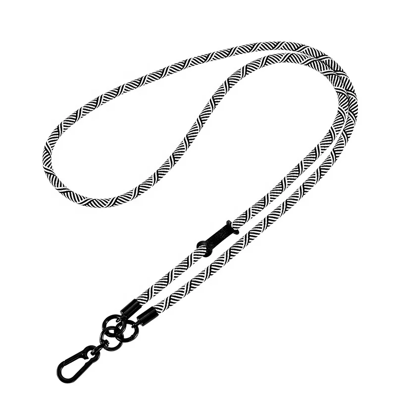 HB Cute Acrylic Lanyard for All Smartphones Crossbody Strap Polyester Phone Accessory universal mobile phone crossbody lanyard