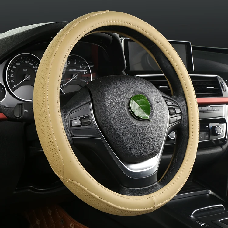 High Quality Universal PU Leather Automatic Car Steering Wheel Cover