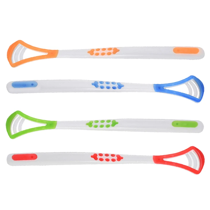 Amazon hot sales custom plastic tongue scraper set tongue cleaner