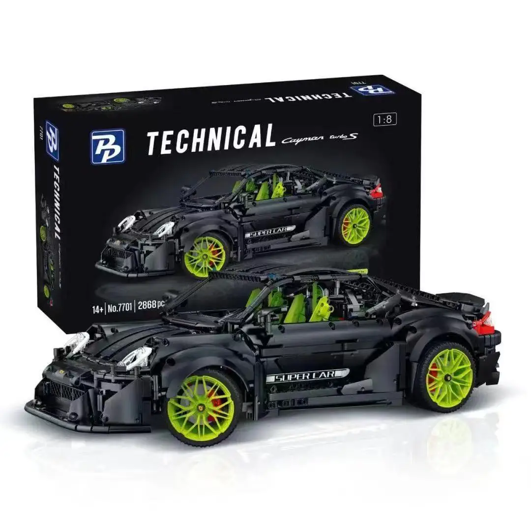 Cheap wholesale 7701 Porschesings Block Toy New Year Gift 1:8 building block toy Assembly set 2868PCS