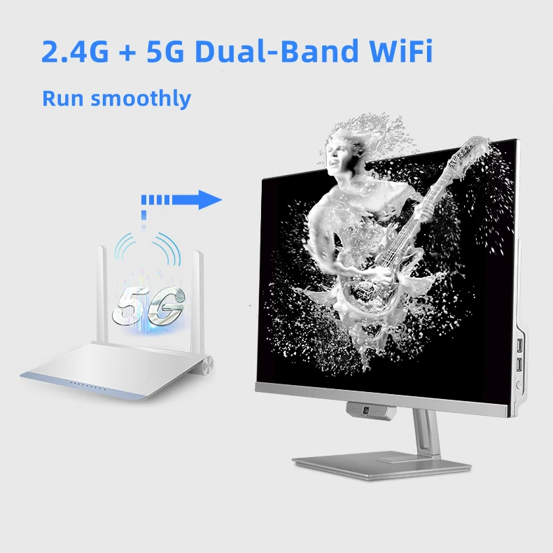 Factory Cheap All in One PC 21.5inch Monoblock Gaming AIO PC Office Meeting Desktop I7 I3 All In One Computer