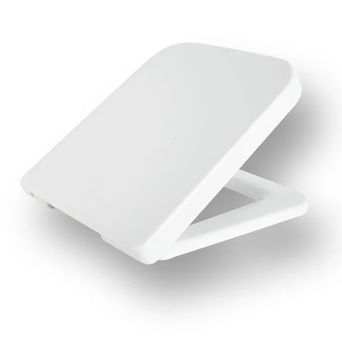 SU009 Square Soft Close easy clean easy install quick fit duroplast UF anti microbia Toilet Seat Cover