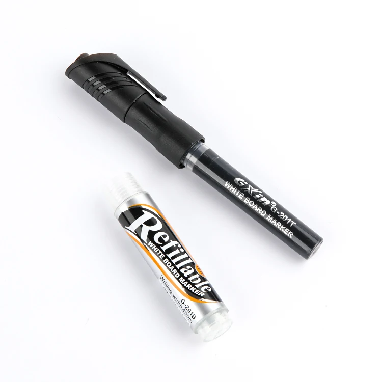 Gxin G-201T Factory Price dry erase markers ink Refillable large capacity international color  whiteboard marker pen ink