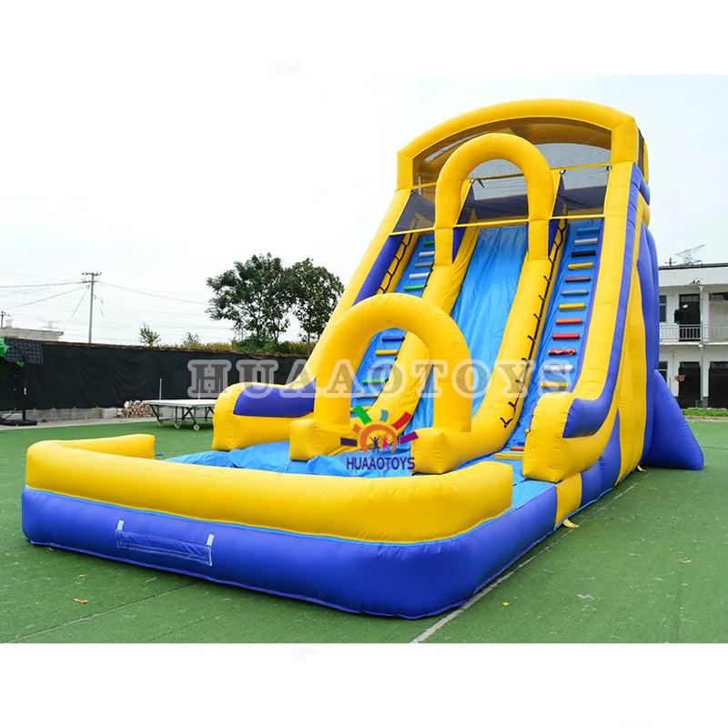 HUAAO commercial bounce house inflatables water slide,bouncy castle water slide inflatable