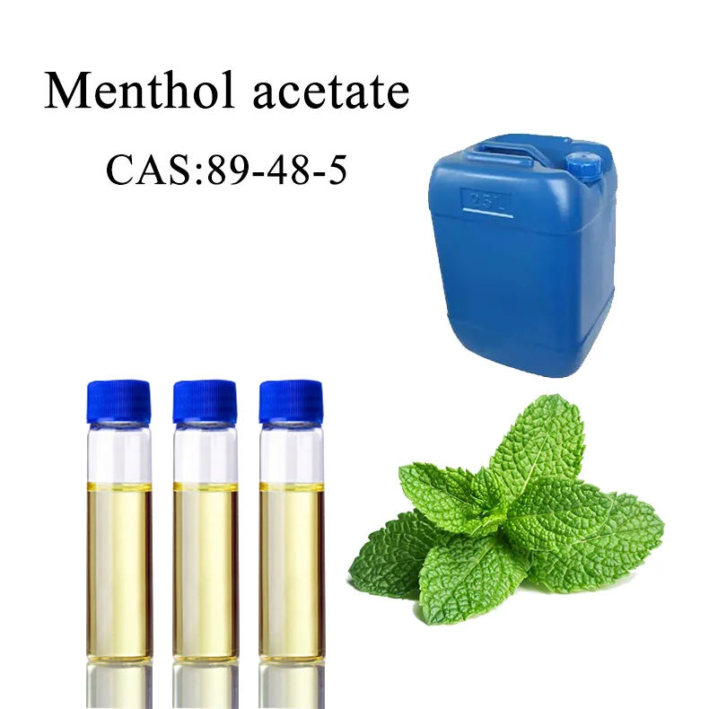 Bulk Sale Menthyl Acetate / CAS 89-48-5 Menthyl acetate For Food additive